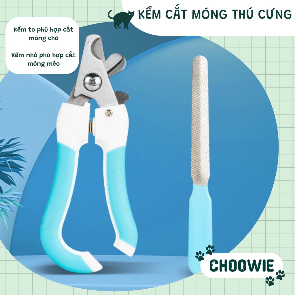 Kềm cắt và đồ dũa móng cho chó mèo | Phụ kiện thú cưng