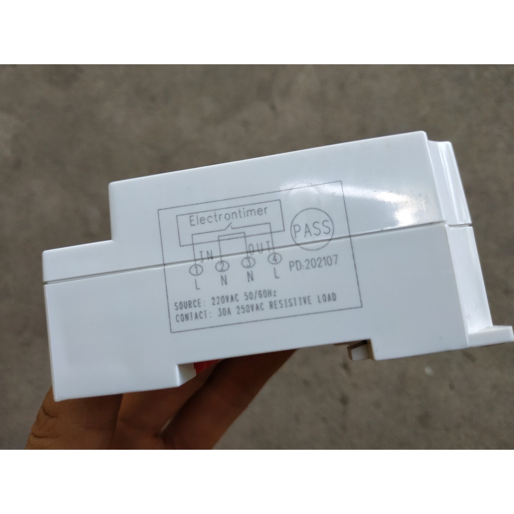 Công tắc hẹn giờ thông minh KG316T chính hãng dòng cao cấp 30A bh 1 đổi 1 thay pin được - MHL