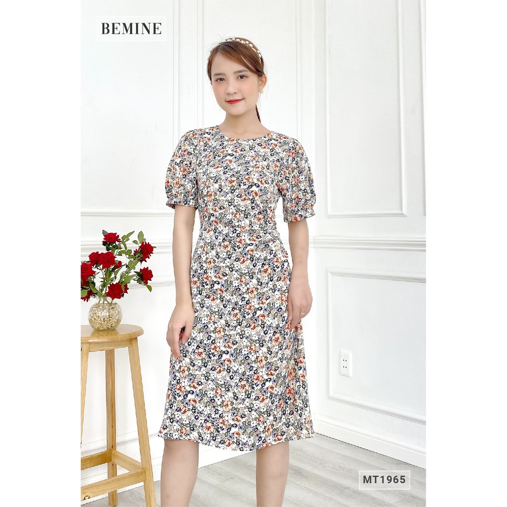 Đâm hoa tay bồng xếp ly eo BEMINE MT1965TRANG | BigBuy360 - bigbuy360.vn