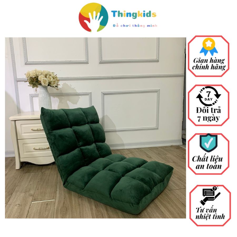 Ghế bệt tựa lưng ngồi 5 tư thế phong cách nhật bản - Thingkids