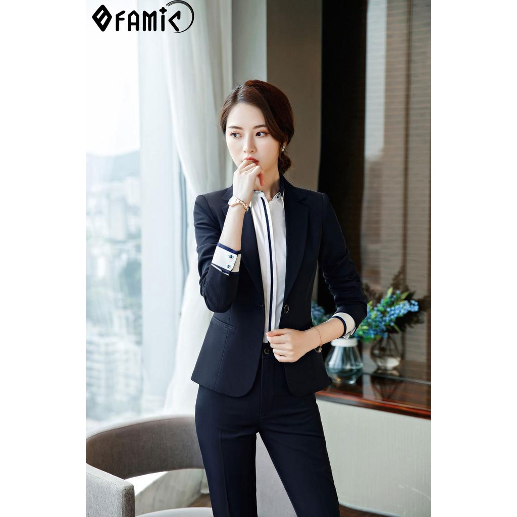 Vest Nữ Công Sở ❤️𝑭𝑹𝑬𝑬𝑺𝑯𝑰𝑷❤️ Set Vest Nữ Công Sở Phong Cách Hàn Quốc Gồm Áo Và Quần Dài | BigBuy360 - bigbuy360.vn