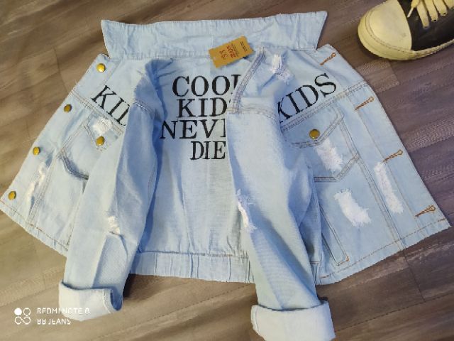 Áo khoác jean nữ bo lưng style vẻ đẹp bất tử - hàng shop đẹp - Mua Ngay