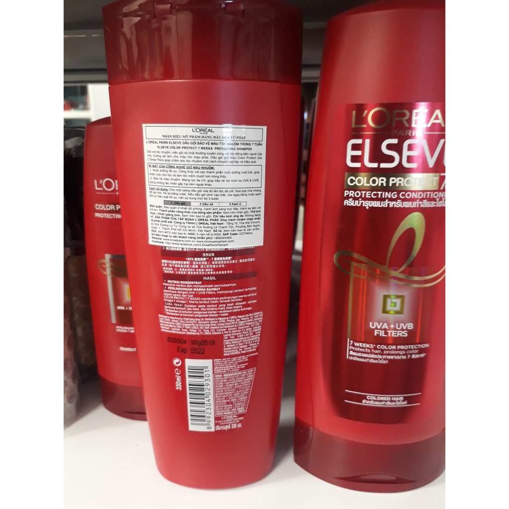 Dầu gội Loreal cho tóc nhuộm - DẦU GỘI L’OREAL ELSEVE COLOR PROTECTION