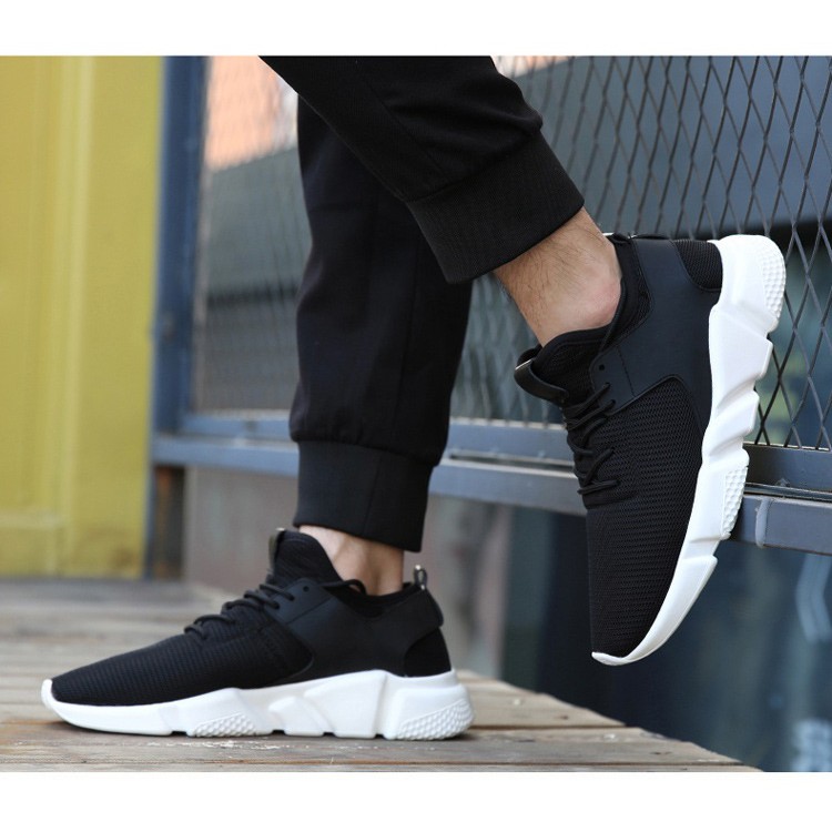 Giày Sneaker Đen Cổ Thấp BT1 (Đen) | BigBuy360 - bigbuy360.vn
