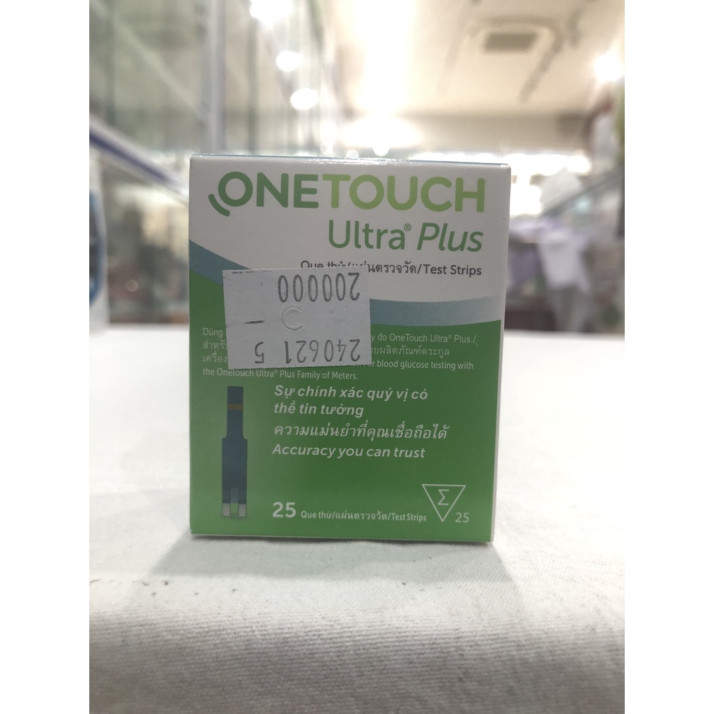Que Thử Tiểu đường Onetouch Ultra Plus 25 test