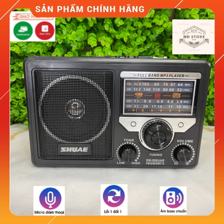 Đài Radio SONY SW-999UAR Cao Cấp. Nghe Đài Radio, FM, Dò Sóng Nhanh, Hỗ Trợ Cắm Thẻ Nhớ, Dễ Dàng Sử Dụng. Bảo Hành 12TH.