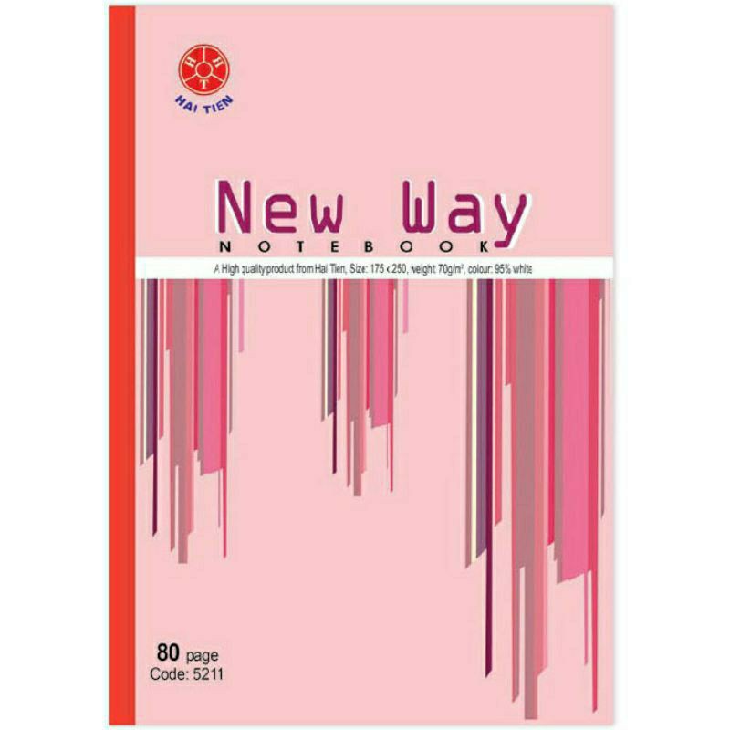 10 quyển vở New way 80 trang hải tiến