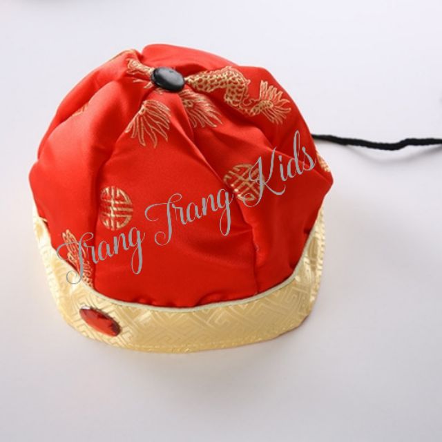 Mũ Thái Tử Sắc đỏ Ngày Tết
