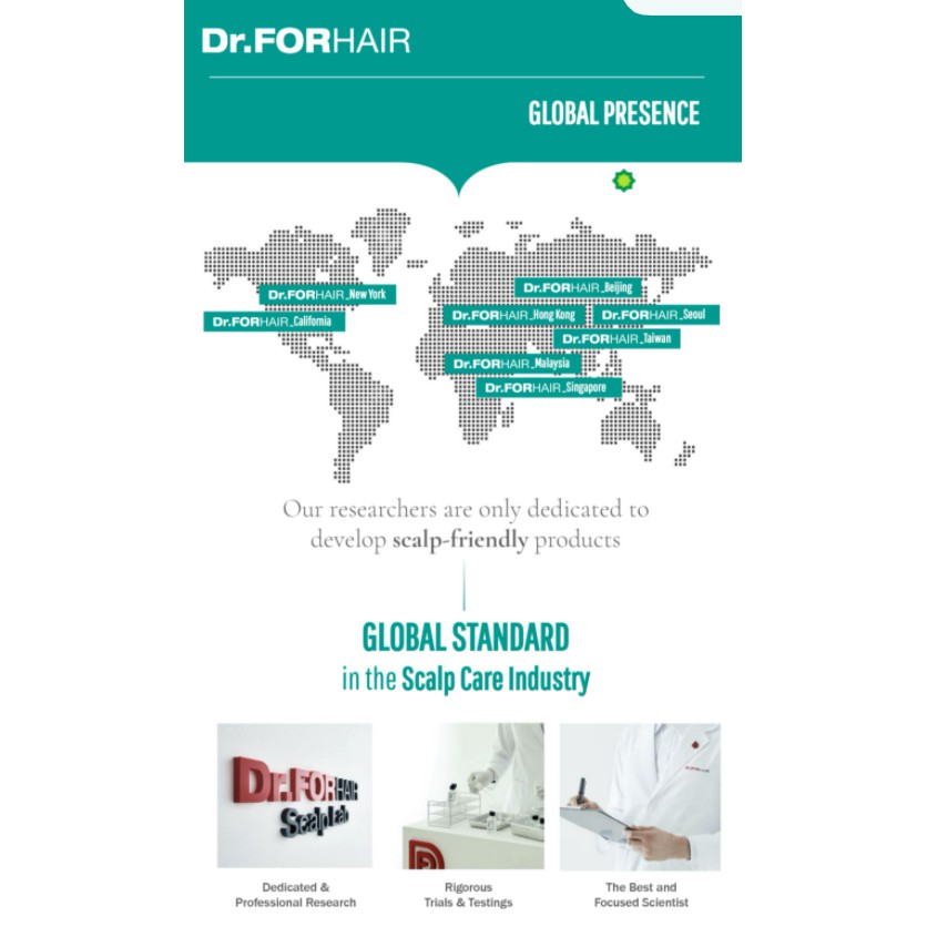 Dầu gội dành cho da đầu nhạy cảm DR.FOR HAIR PHYTO THERAPY SHAMPOO
