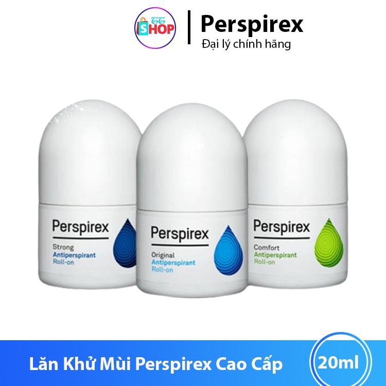 [Chính Hãng] Lăn Khử Mùi Perspirex Cao Cấp Cho Mọi Loại Da Từ Nặng Tới Nhẹ 20ml