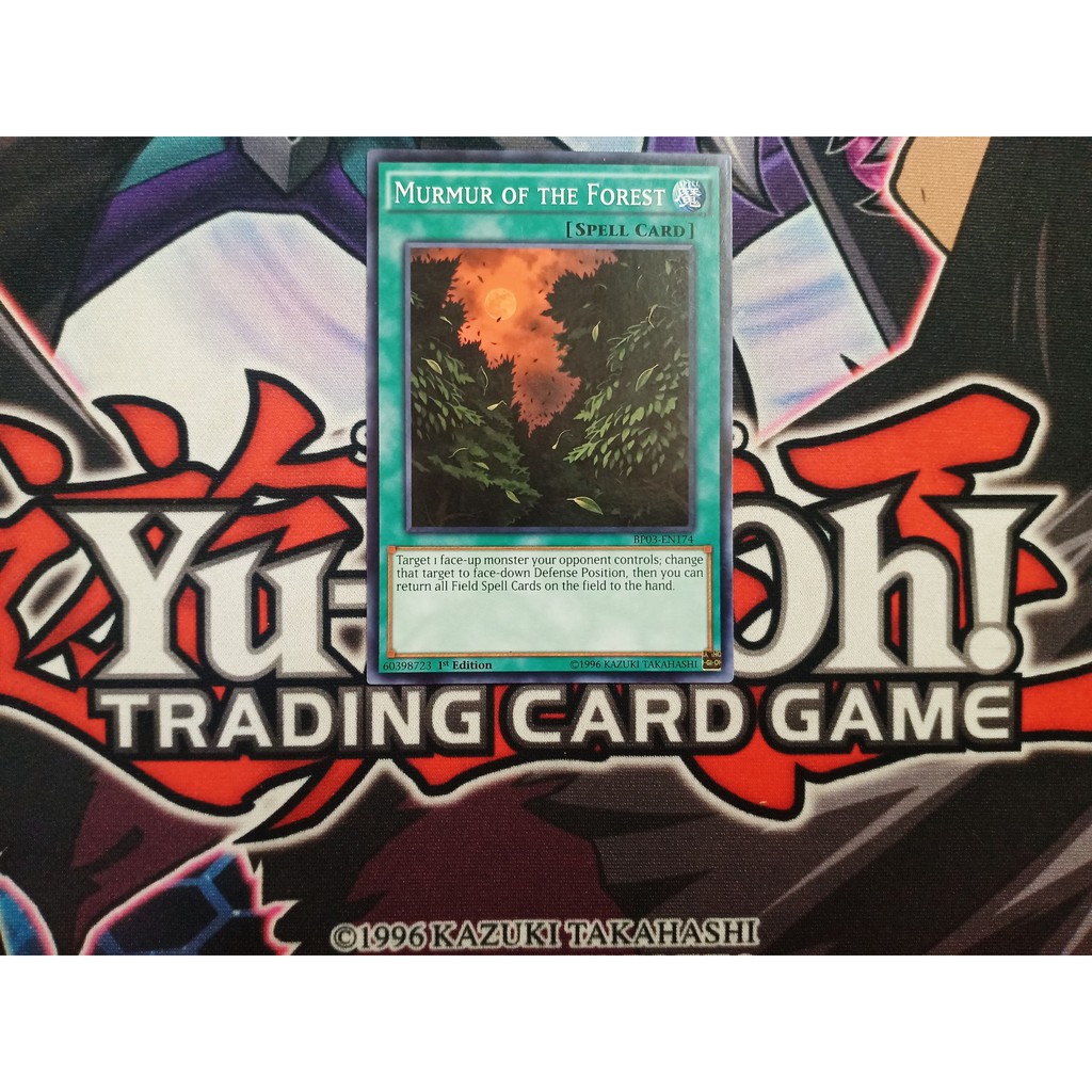 Thẻ bài Yugioh chính hãng Murmur of the Forest - BP03-EN174 - Common 1st Edition
