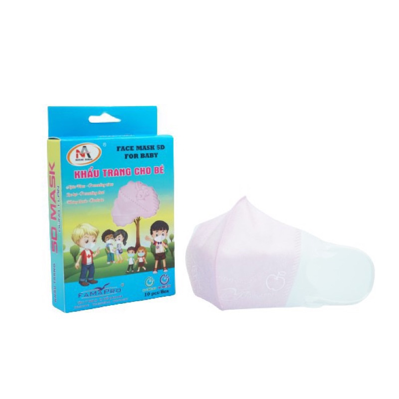 Khẩu Trang Nam Anh  5D Baby Quai Thun
