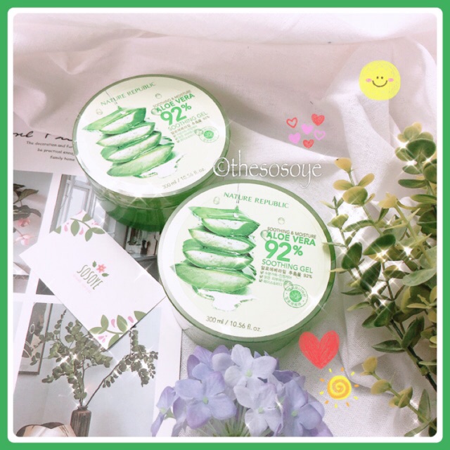 Gel Lô Hội Dưỡng Ẩm Nature Republic Soothing & Moisture Aloe Vera 92%