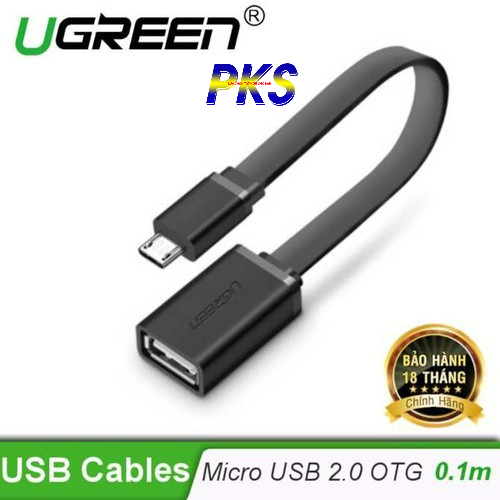 Cáp OTG Micro USB to USB Ugreen - Hàng Chính Hãng