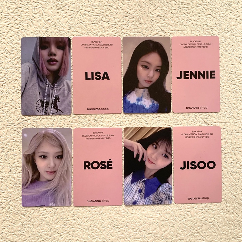 Set 4 Tấm Ảnh Lomo Card Nhóm Nhạc BLACKPINK