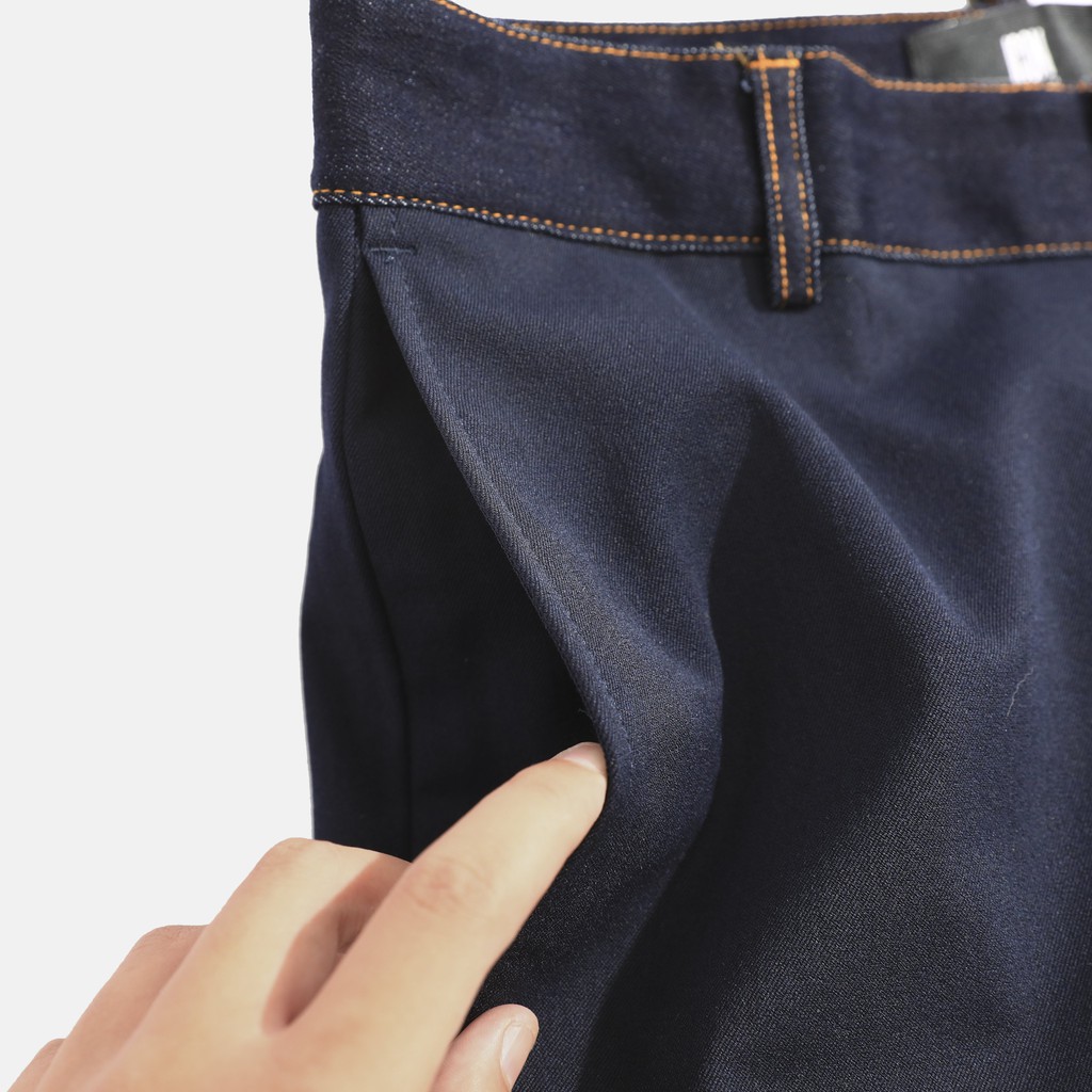 Quần Tây Nam ICON DENIM Trơn Phối Jean ICON DENIM Dáng Ôm Slim New Gen | BigBuy360 - bigbuy360.vn