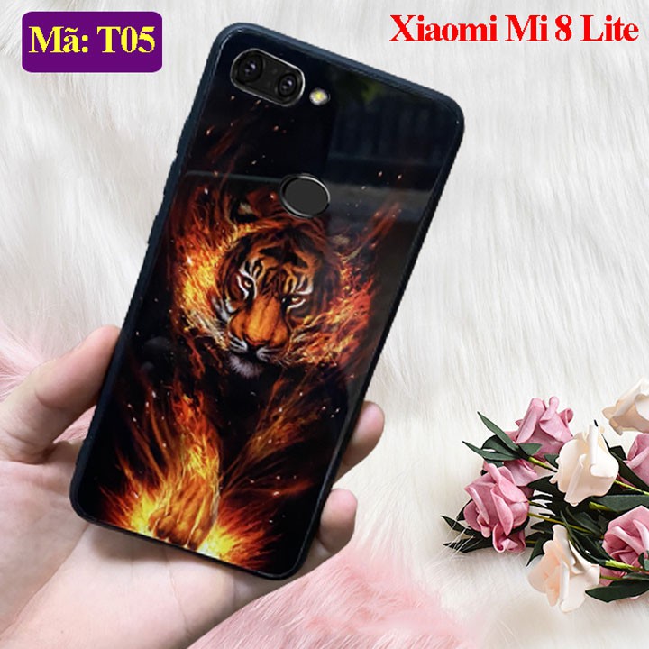 [Freeship] Ốp Lưng Xiaomi Mi 8 Lite - Ốp điện thoại Xiaomi mi8 lite mặt lưng in hoa 3D sang trọng, vỏ case đẹp
