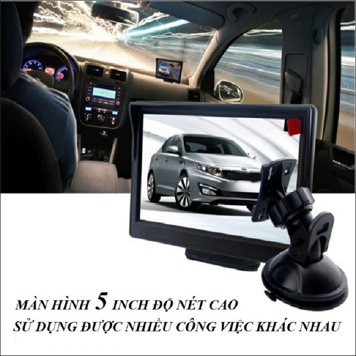 [DEAL HOT]COMBO MÀN HÌNH TAPLO 5INCH - CAMERA LÙI HD CAO CẤP