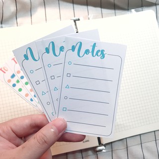 Giấy note ghi chú màu sắc họa tiết đơn giản thiết kế.