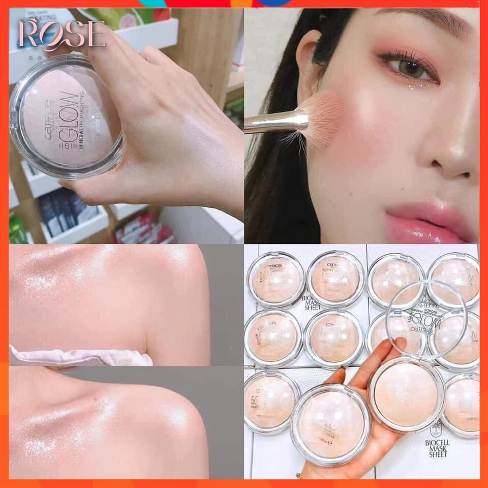 Phấn Highlight Bắt Sáng Catrice⚡⚡ High Glow Mineral Highlighting Powder Đủ 2 Mẫu CŨ - MỚI 2022 8G