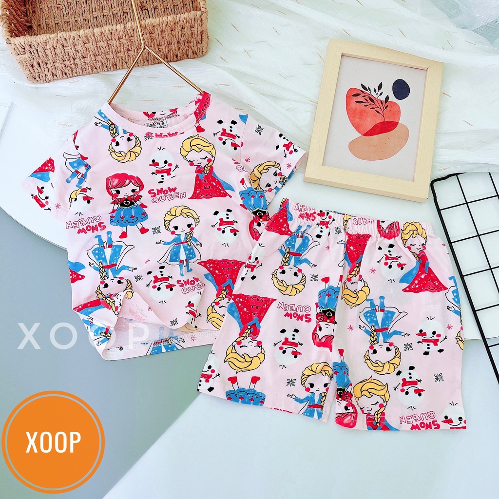 B1-nhí(10-16kg) Sale !!!  Bộ cộc xuất hàn in tràn chất cotton lạnh hàng quảng châu (SP002123 ) shop phúc yến