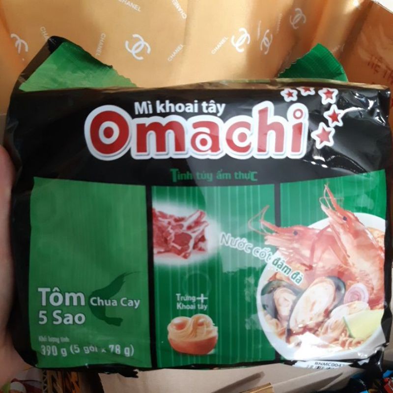 mì khoai tây omachi tôm chua cay ( lốc 5 gói)