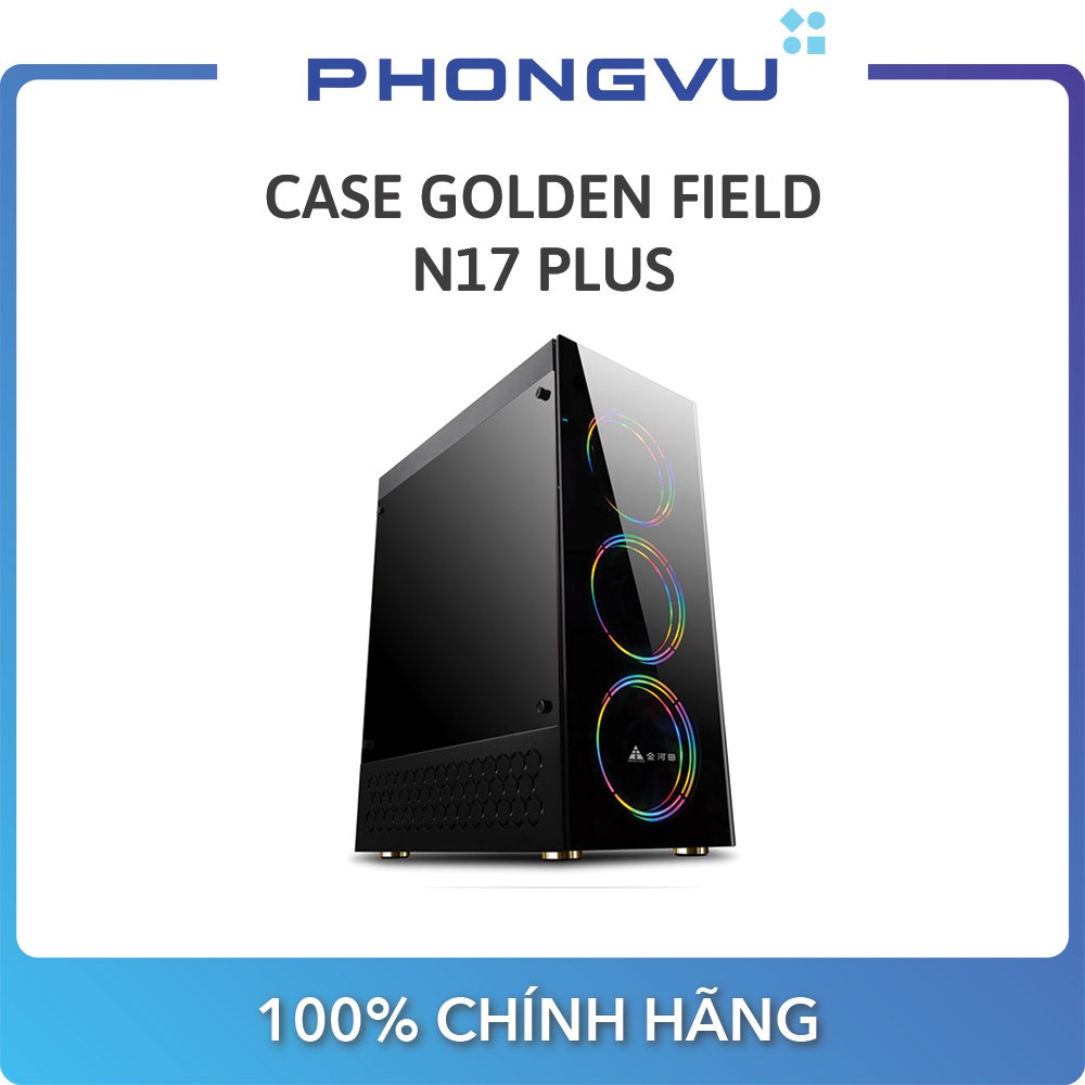 Case Golden Field N17 Plus (3 Fans Golden Field LED Rainbow) - Bảo hành 12 tháng