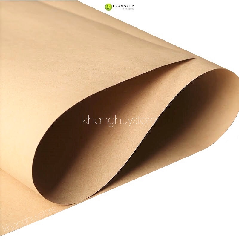 Giấy vẽ sơ đồ Kraft Nhật 10 tờ khổ 72x102 gói quà gói hàng xếp hình thủ công vẽ mỹ thuật