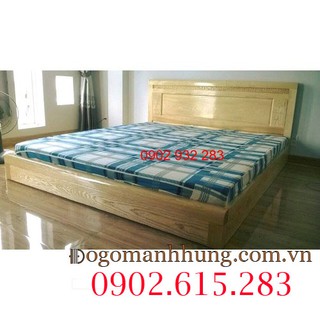 Giường ngủ kiểu nhật sát đất gỗ sồi 1M6 và 1M8X2M mẫu G05 giá xưởng, chất gỗ đẹp