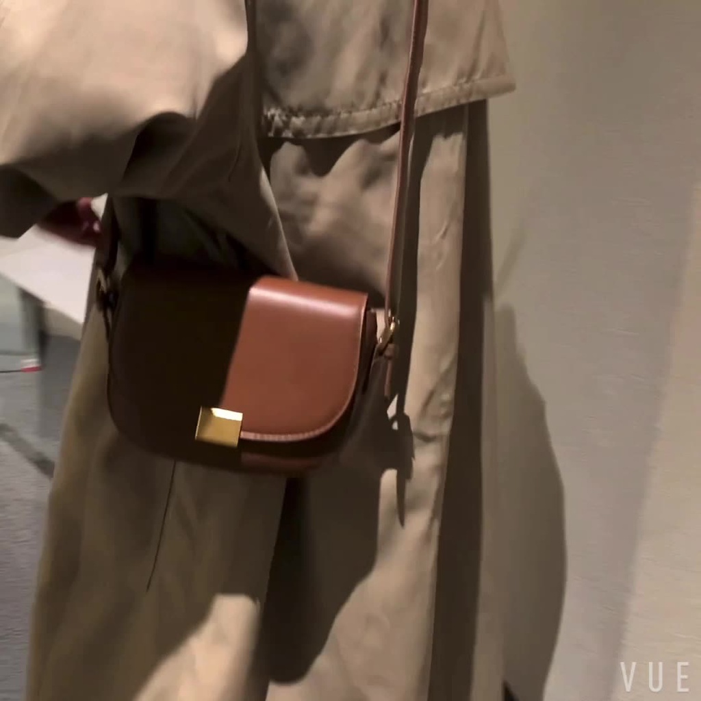 ( SẴN) Túi Da Bán Tròn Túi Xách Nữ Có Thể Điều Chỉnh Dây Túi Phong Cách Đơn Giản Tiện Lợi Dễ Sử Dụng B029