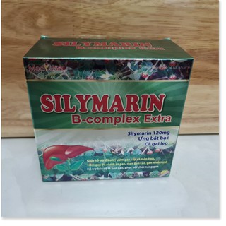 (CHÍNH HÃNG) BỔ GAN-MÁT GAN GIẢI ĐỘC GAN SILYMARIN 120mg tăng cường chức năng gan Hộp 100 viênn