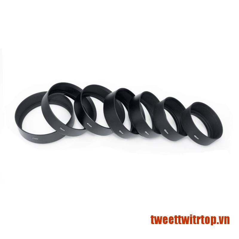 TRTOP 1pc long Metal LENS HOOD for Canon Nikon Sony for Olympus Pentax camera len