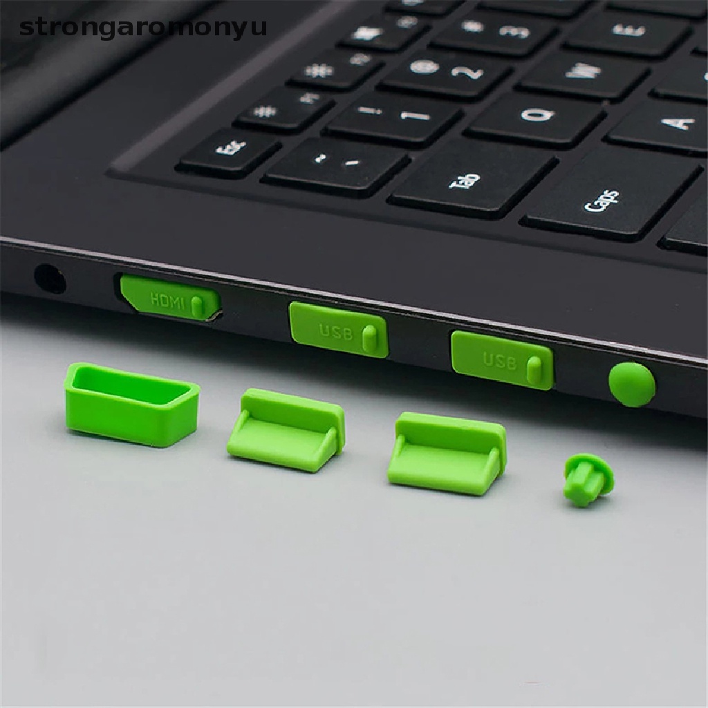 Set 16 nút cao su bọc chống bụi cổng USB HDMI Port VGA bảo vệ cho laptop