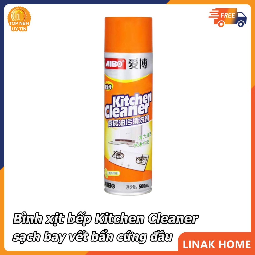 Bình tẩy rửa bếp Kitchen Cleaner 500ml, bình tẩy rửa đa năng, đánh tan các chất bẩn cứng đầu nhất