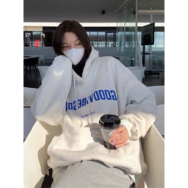 Áo Hoodie Nỉ Bông Dài Tay Túi Bụng Unisex GOODVIBESONLY Kèm Video Cận Chất