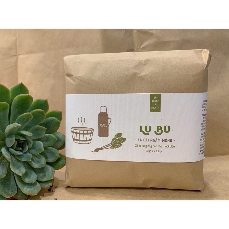 LÚ BÚ - NGÂM MÔNG THẢO DƯỢC VIETHERB (4 TÚI LỌC -160gr)