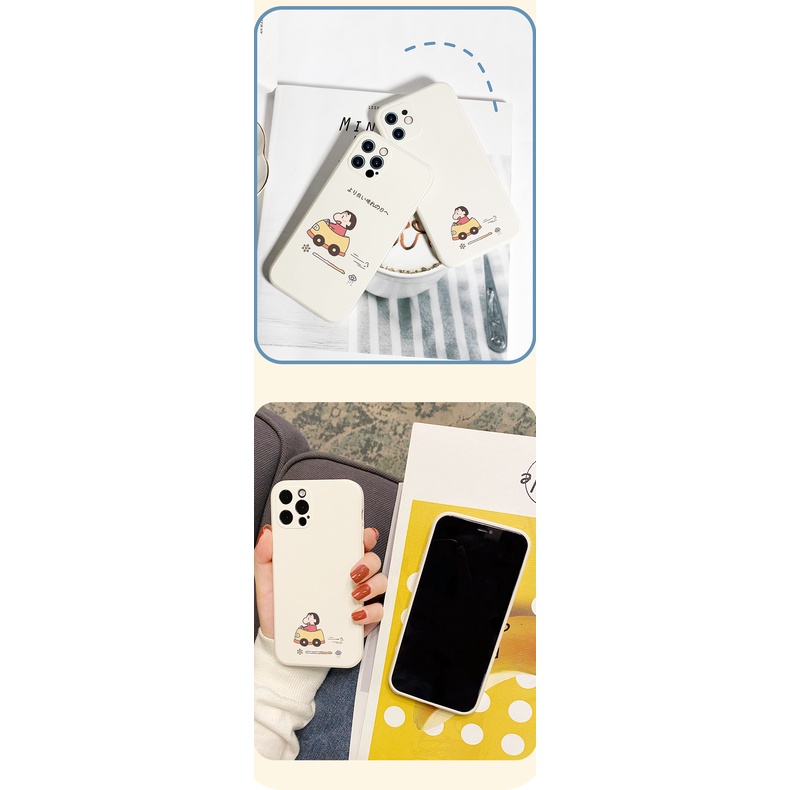 Ốp lưng iphone Shin lái xe cạnh vuông BVC iphone 6splus/7/7plus/8/8plus/x/xr/xs/11/12/pro/max/plus/13promax e242