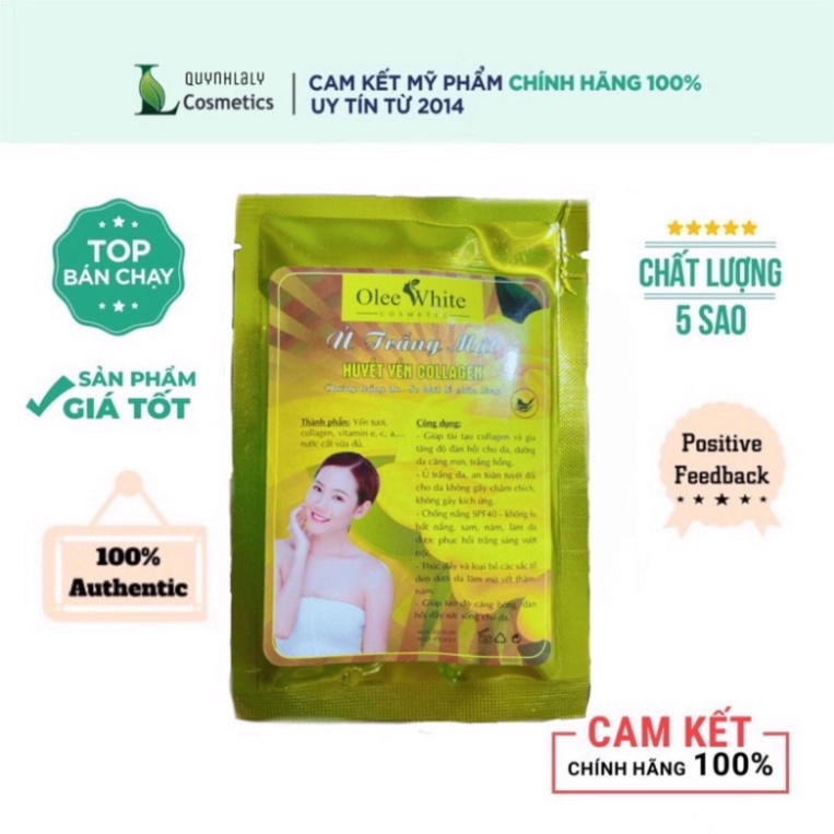 Ủ Trắng Mặt HUYẾT YẾN Collagen