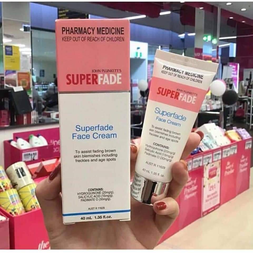 SUPERFADE FACE CREAM  40ml -- Giúp làm mờ các vết thâm, nám và tàn nhang