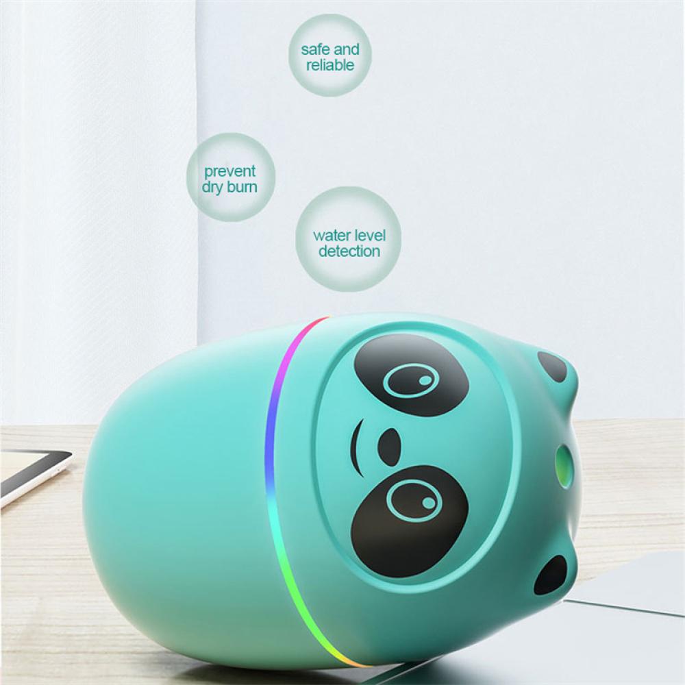 Máy Phun Sương Làm Ẩm Không Khí 220ml D8K6 Hình Gấu Trúc Dễ Thương