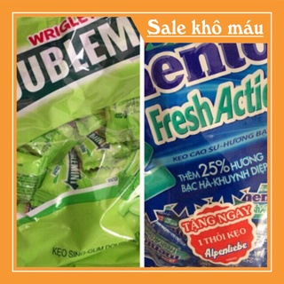 [ Xả Tồn ] Kẹo Cao Su Mentos Và Doublemin Vị Bạc Hà Tuổi Thơ Sỉ Đồ Ăn Vặt Trẻ Em Hà Nội Giá Rẻ Hấp Dẫn, Cực Ngon