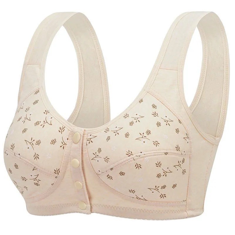 Áo Ngực Cotton Cài Trước Plus Size D1442 Tiện Dụng Cho Mẹ Bầu