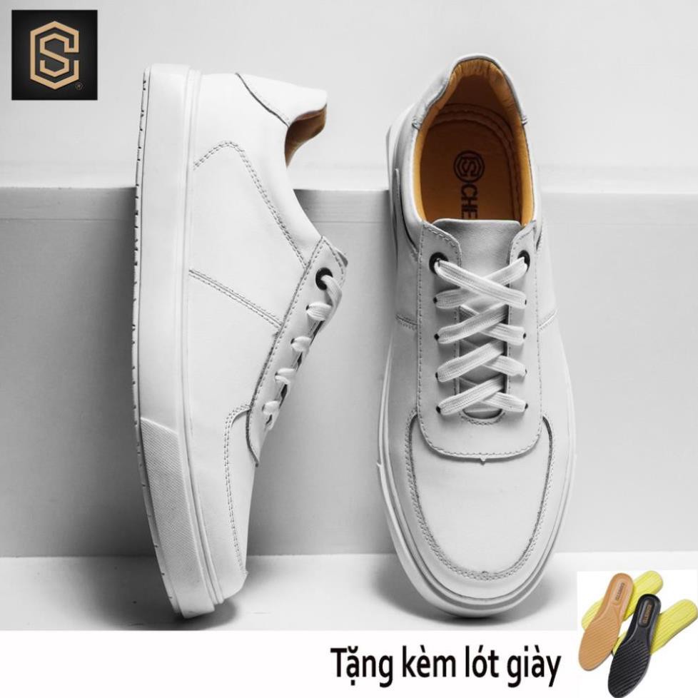 Giày thể thao da bò thật nguyên tấm - giầy sneaker cao cấp cực chất CHEAPSTOREVN - CS464 (bảo hành 24 tháng) - n1