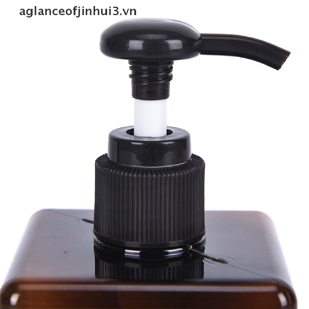 Bình Nhựa Rỗng Hình Vuông Đựng Dầu Gội Sữa Tắm Dung Tích 250ml Tiện Dụng