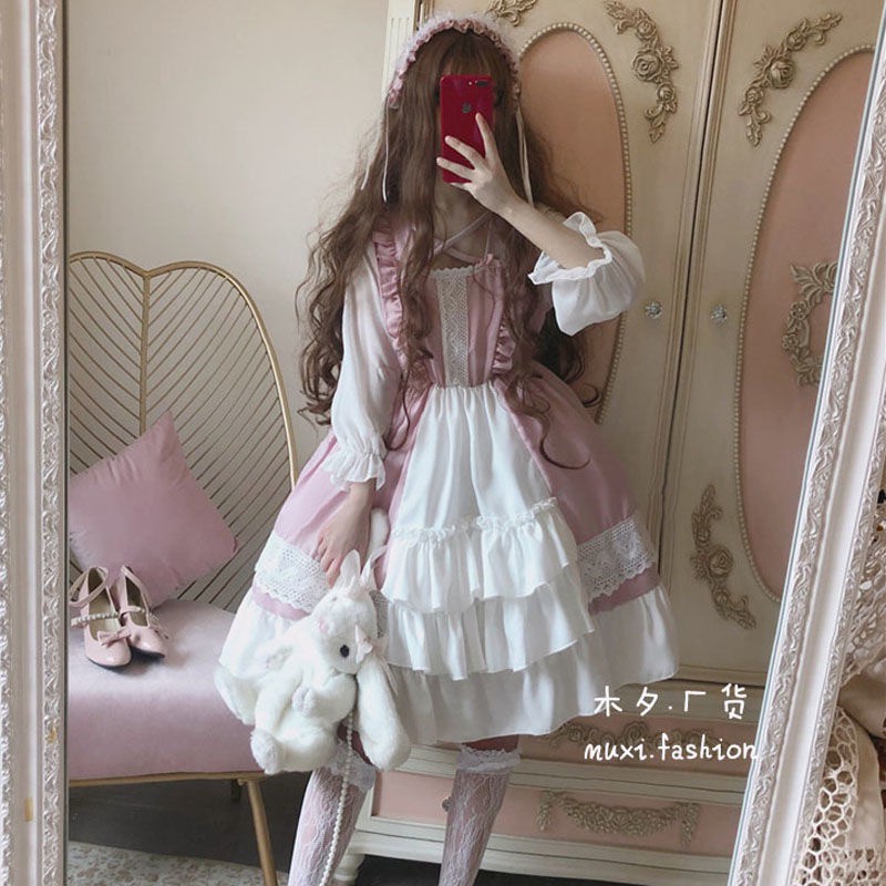 Váy LOLITA COSPLAY kèm ảnh thật LT13683 | BigBuy360 - bigbuy360.vn