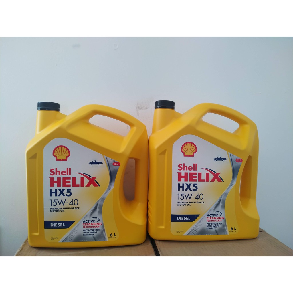 Dầu động cơ Diesel Shell Helix HX5 15W40 6 lít