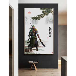 Tranh Treo Tường Canvas Quan Công 45 x 70 cm TTT-0542