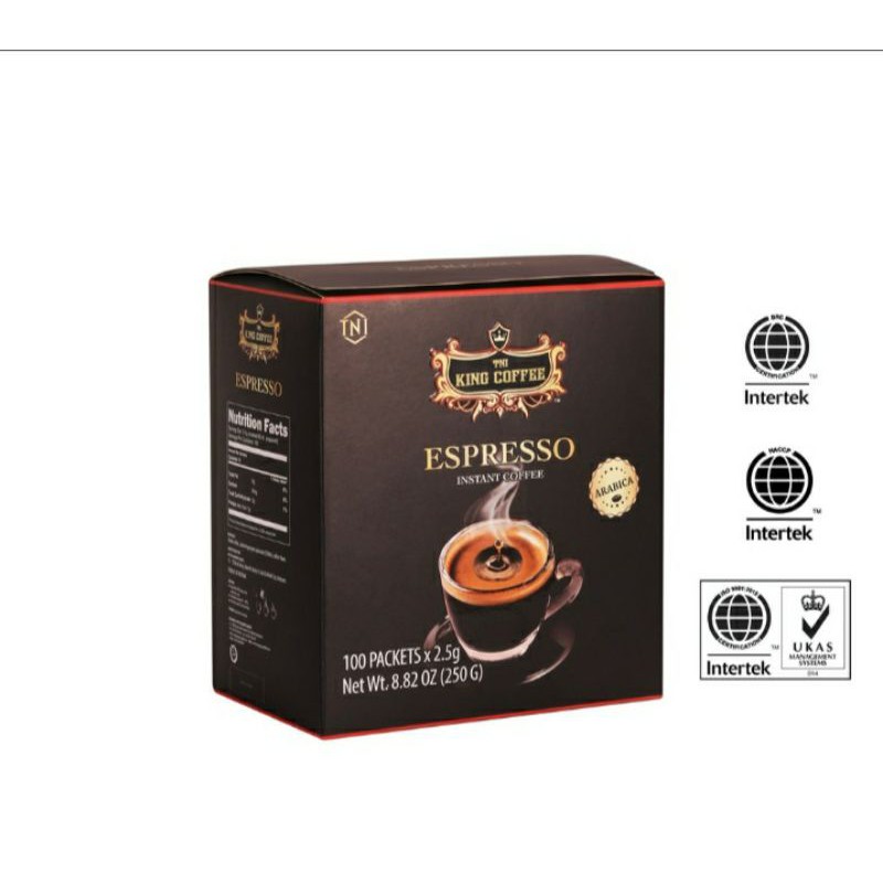 Cafe Hòa Tan Đen,TNI Espresso to, Cà Phê Không Đường, King Coffe, Ngon, Đồ Uống, nguyên chất date t3/2025