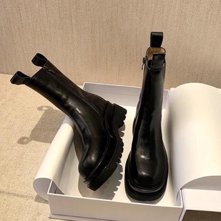 Sẵn 36 -Giày Boot đế độn 6cm không lộ gót