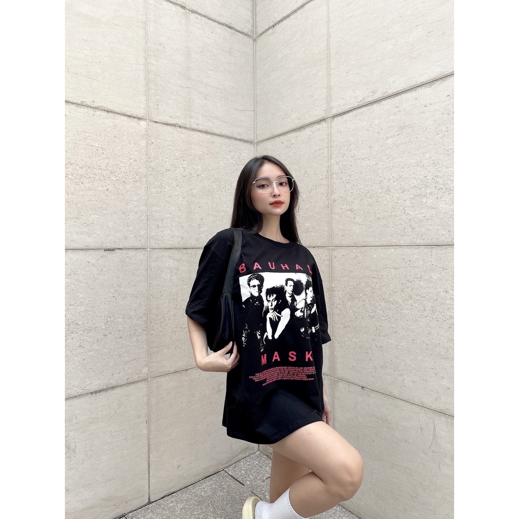 Áo thun 100% Cotton Unisex nhập khẩu, Rockband Tee | BAUHAUS MASK TEE